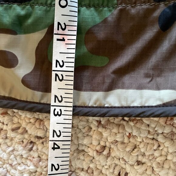 Denim & Supply Ralph Lauren Camo Distressed American Flag Quilted Vest - Picture 12 of 15